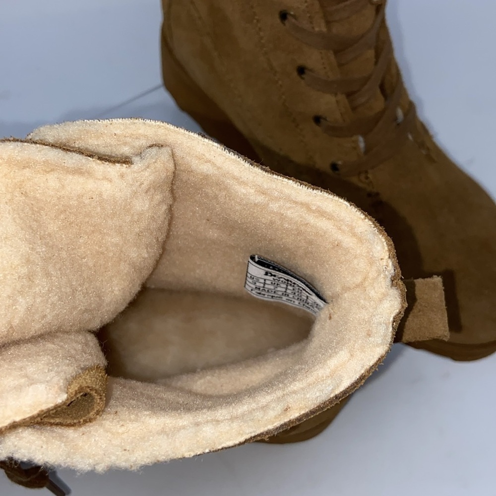 NWT BEARPAW “Krista” Hickory II Wool Lined Lace-Up Boots, size 9! - Picture 11 of 16